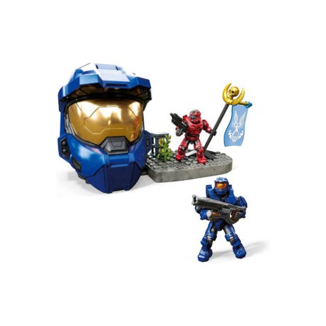 Set de juego Mega Construx Jefe Maestro Azul